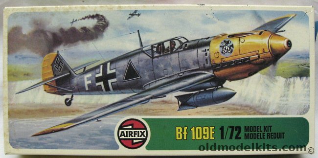 Airfix 1/72 Messerschmitt Bf-109E - Luftwaffe European or Tropical, 02048-8 plastic model kit